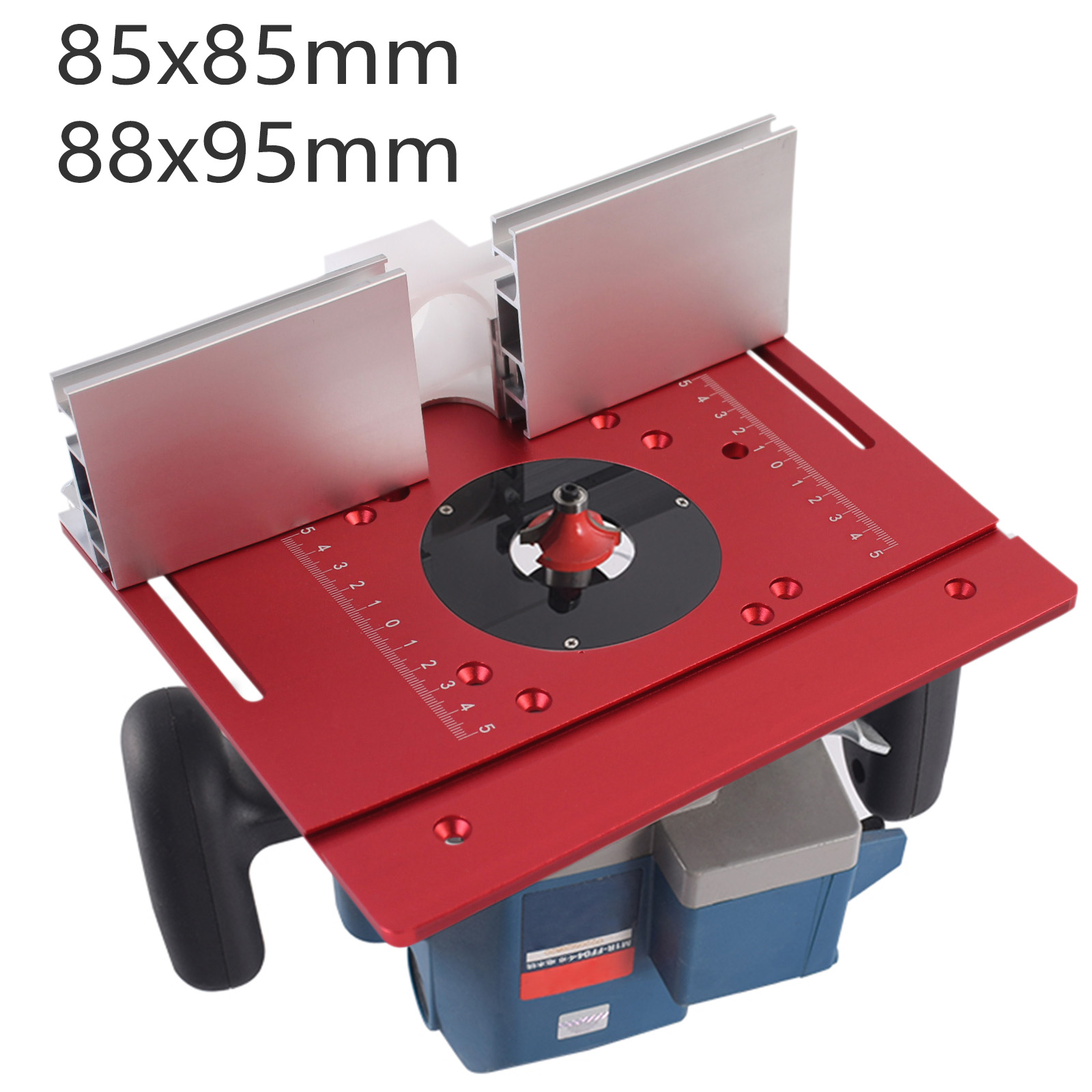 Router Table Insert - Büyük Yönlendirici Masa Ekleme Plakası 85x85mm