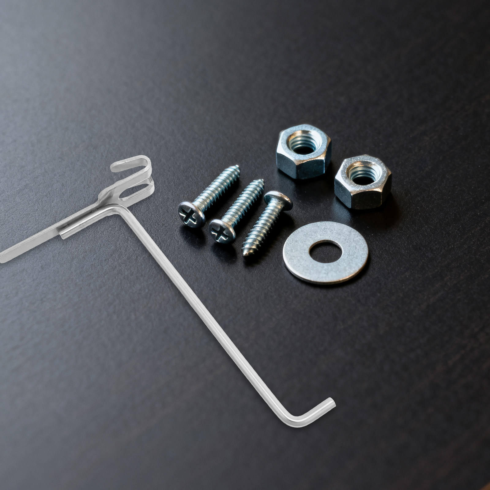Workshop Tools Shelf - 6 Adet Pegboard Kancası Paslanmaz Çelik