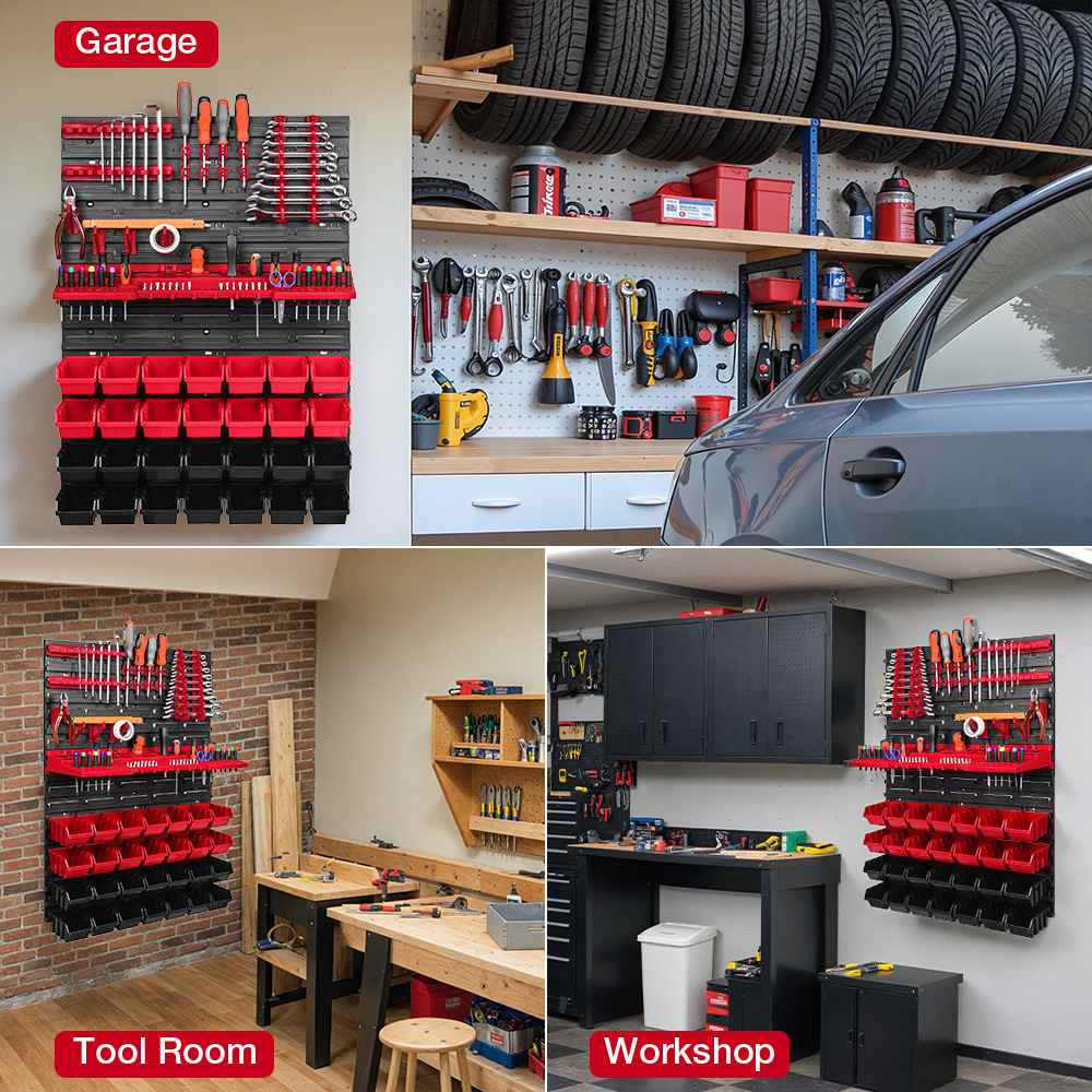 Workshop Tools Shelf - Aletler Duvar Depolama Rafı Alet Tutucuları