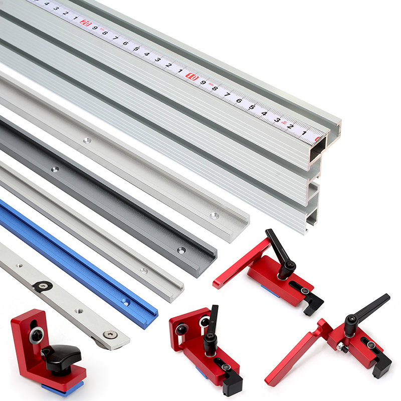 Router Table Insert - 1 adet 19/30/45/75Tipi T-tracks T-yuvası alüminyum