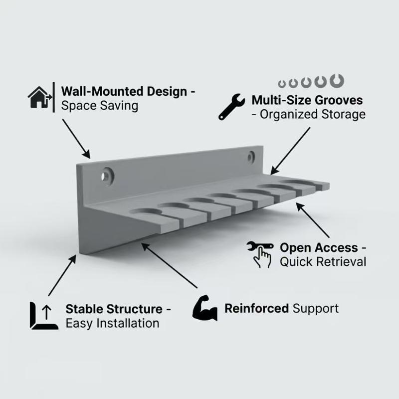 T Saplı Alet Rafı Duvar Saklam - Mini Workshop Tools incelemesi ve fiyatı