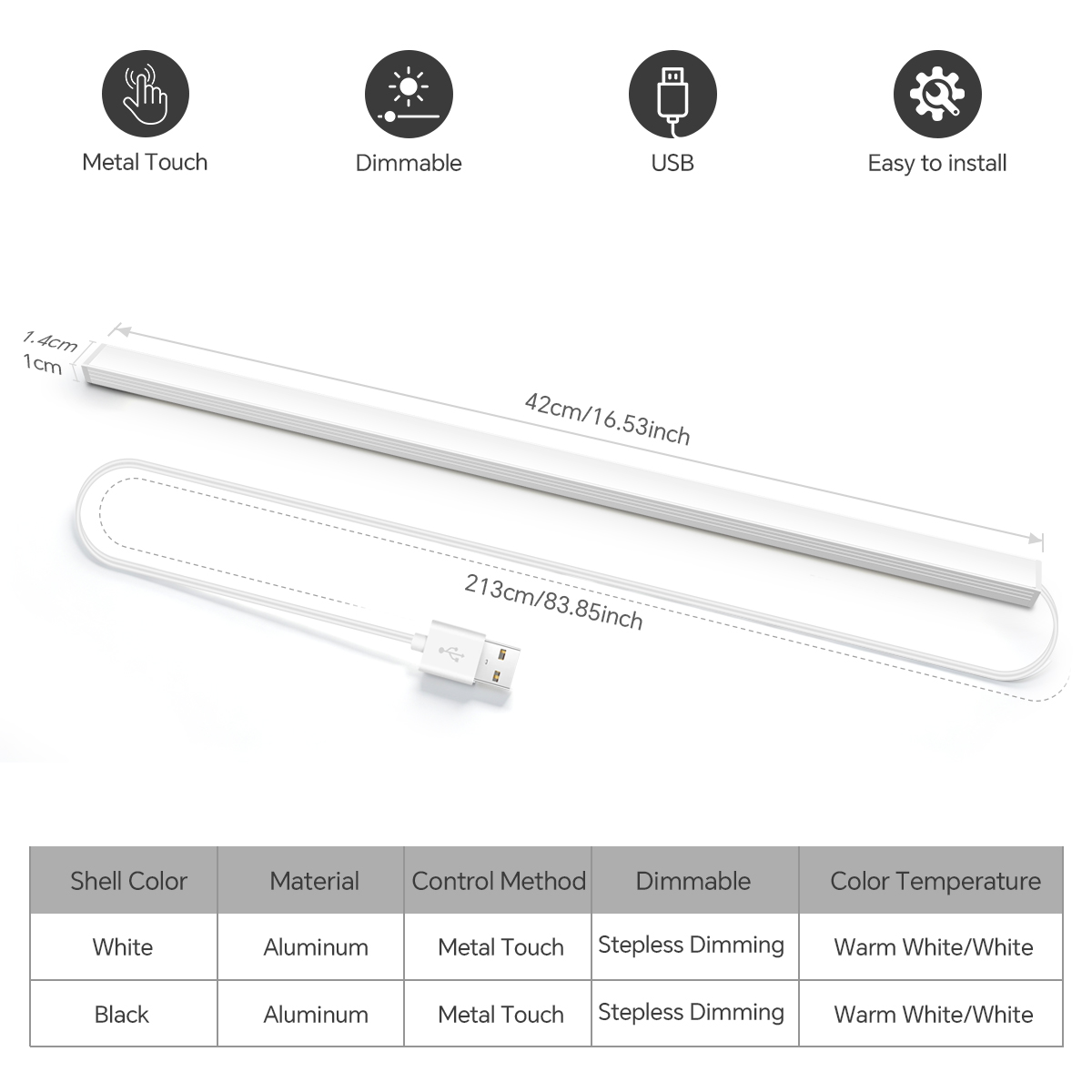42 CM Dokunmatik Sensörlü Alüm - Workshop Tools Shelf incelemesi ve fiyatı
