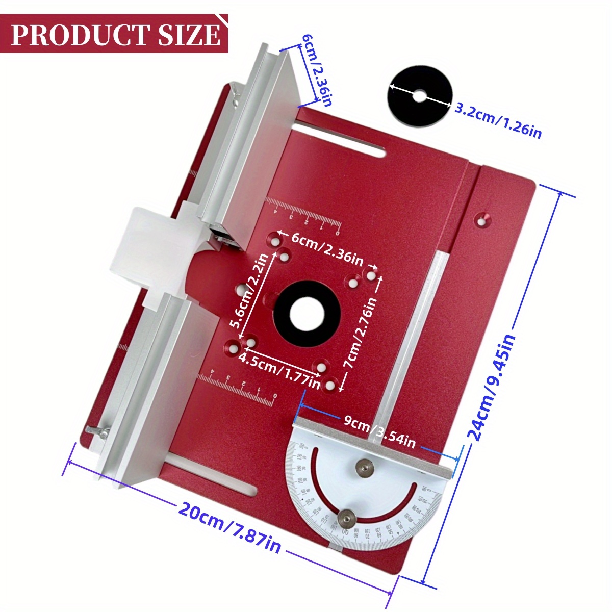Alüminyum Freze Masası Ekleme  - Router Table Insert incelemesi ve fiyatı