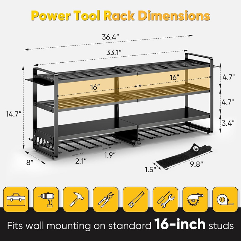 Büyük Güçlü Alet Düzenleyici D - Workshop Tools Shelf incelemesi ve fiyatı