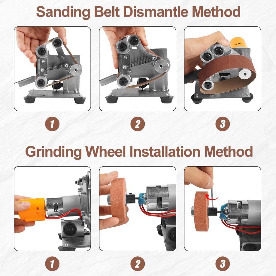Mini Elektrikli Bant Zımpara M - Workshop Tools Knife Sharpener incelemesi ve fiyatı